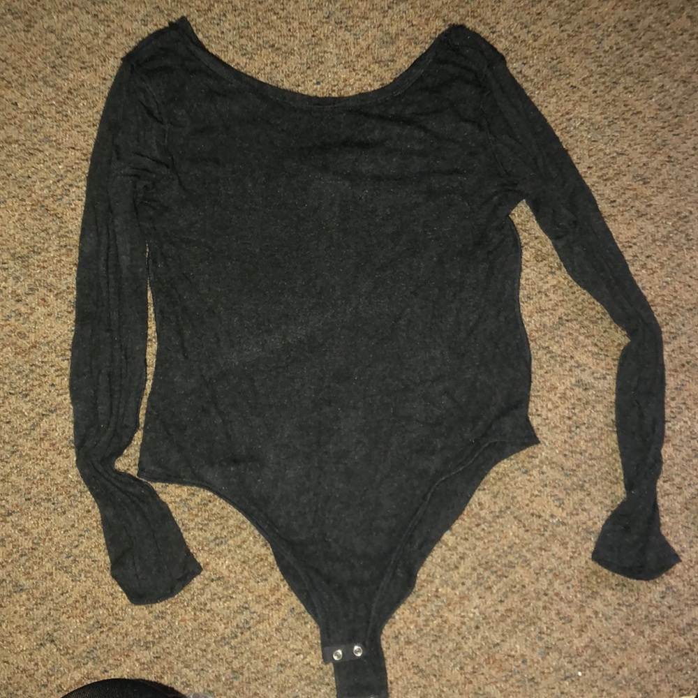 Thick Grey Body Suit
